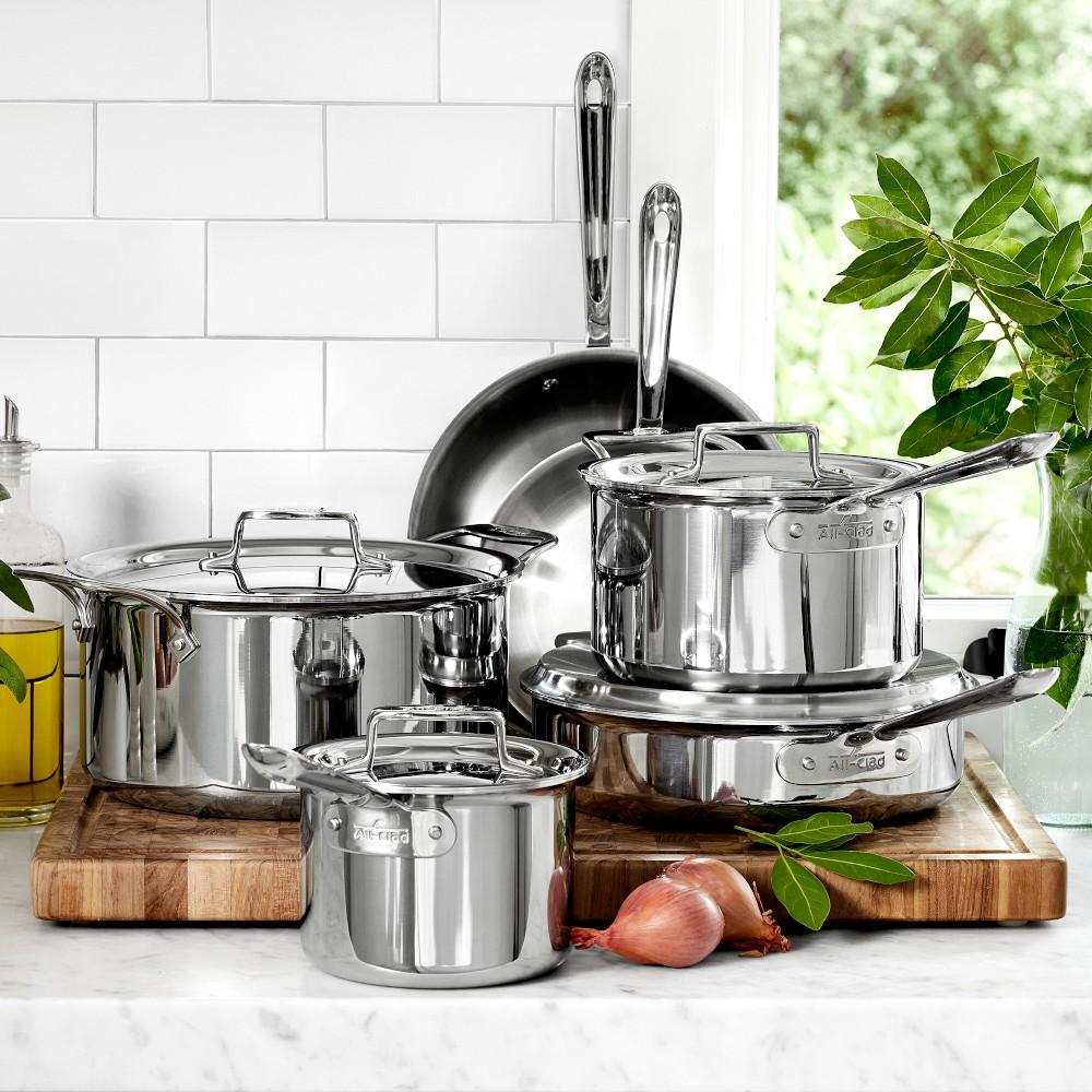 All-Clad D5® Stainless Steel 10-Piece Cookware Set | Williams
